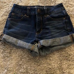 american eagle shorts size 00